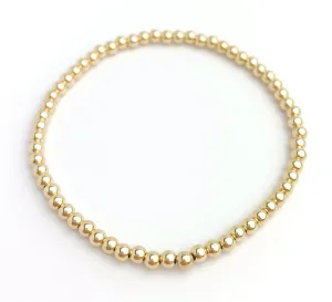 14k Gold Filled Beaded Bracelet