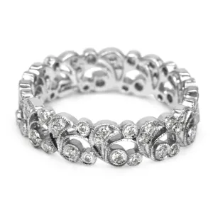 18ct 0.68ct Flora Diamond Full Eternity Ring