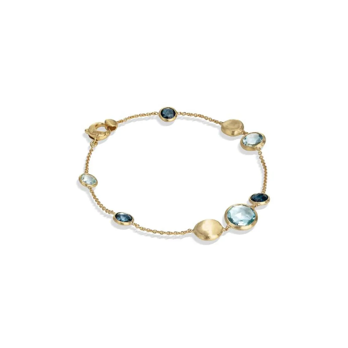 18K Jaipur Mixed Blue Topaz Bracelet - BB1485 MIX725 Y 02