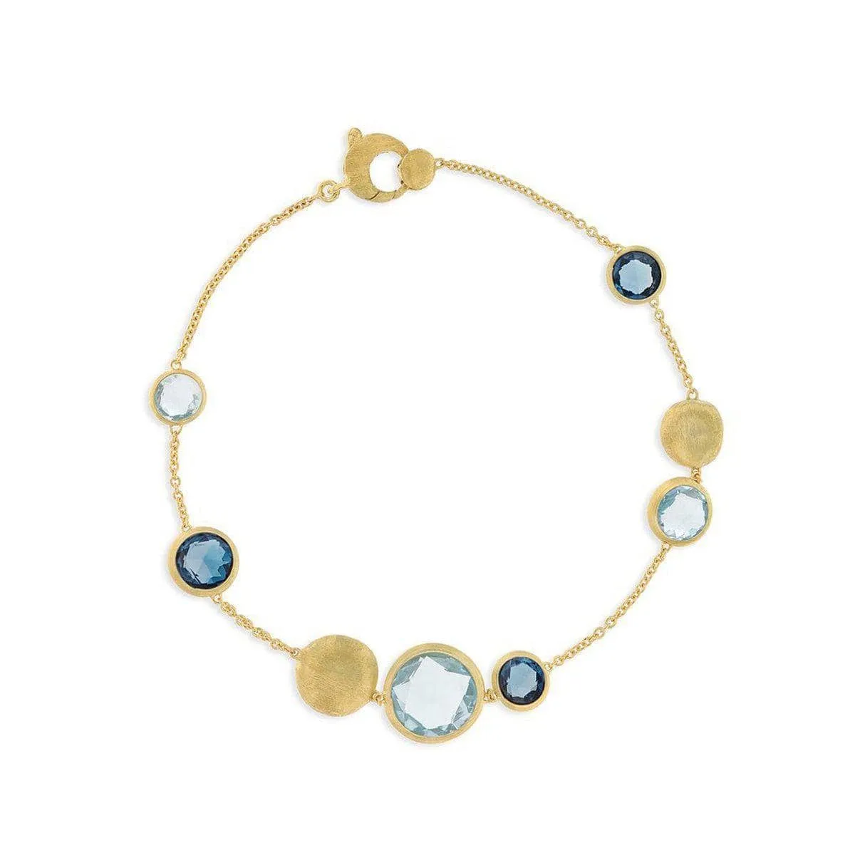 18K Jaipur Mixed Blue Topaz Bracelet - BB1485 MIX725 Y 02