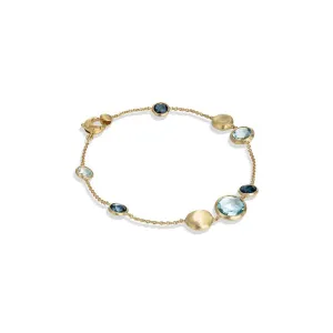 18K Jaipur Mixed Blue Topaz Bracelet - BB1485 MIX725 Y 02