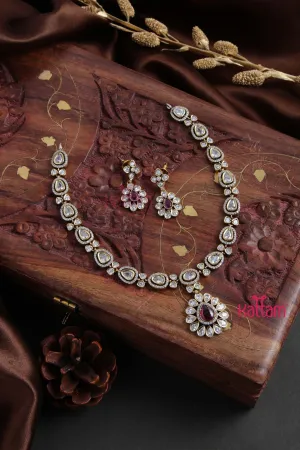 Agnes Victorian Ruby Short Necklace