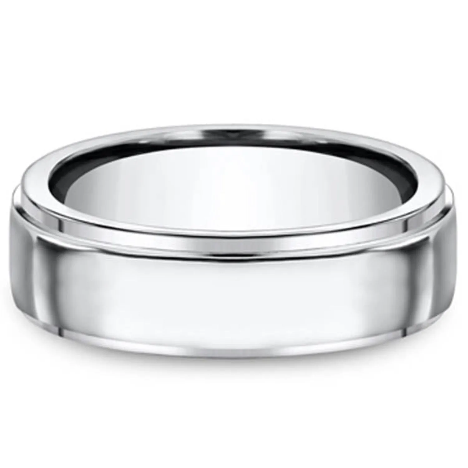 Benchmark Cobalt Chrome 7MM High Polished Wedding Band