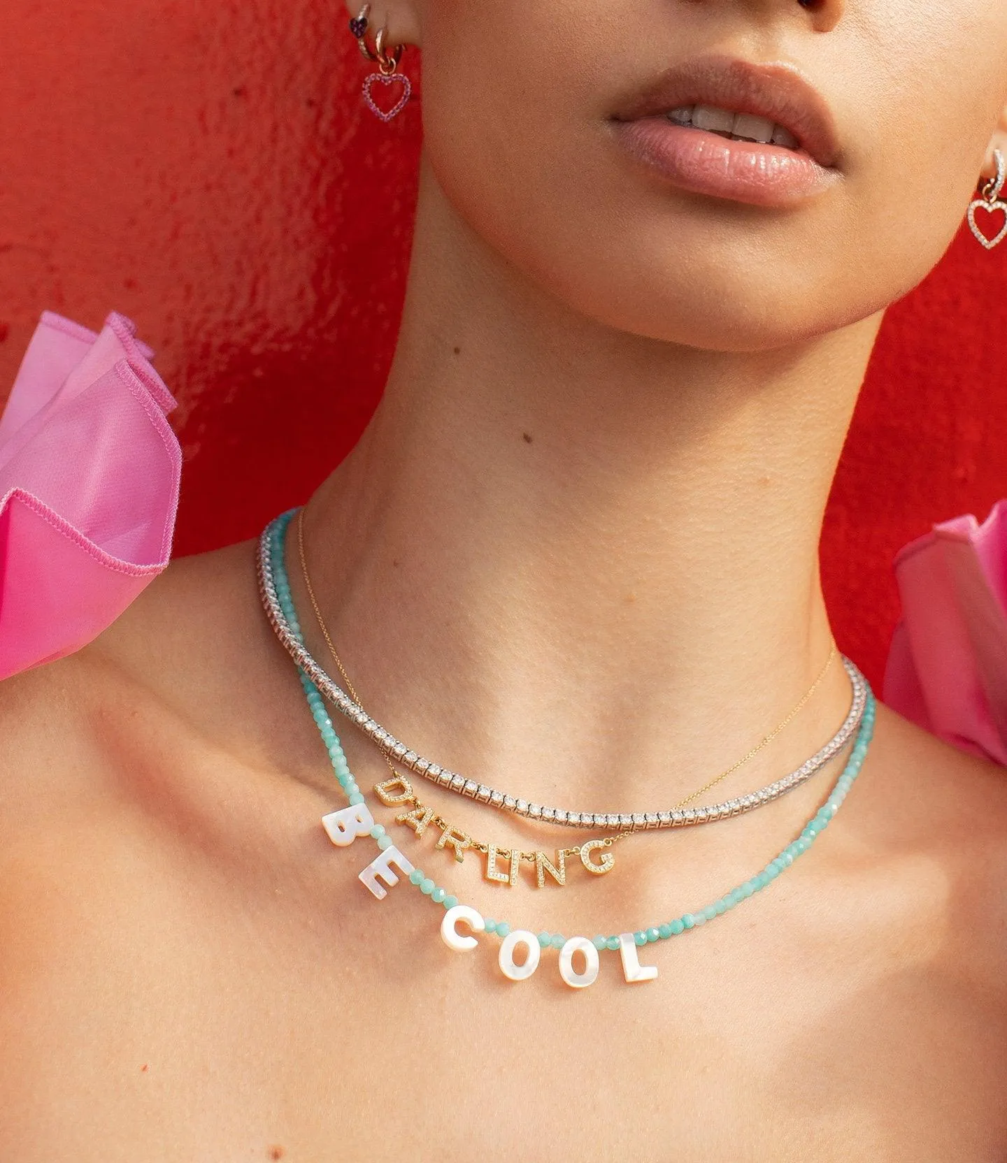 Blue Opal Beaded Chain