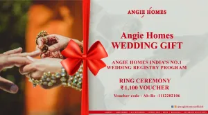 Book Ring Ceremony Program Gift Voucher with AngieHomes