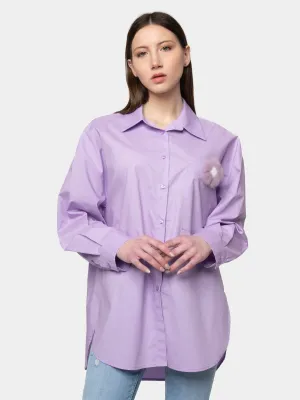 BORABORA - Lilac Cotton Shirt