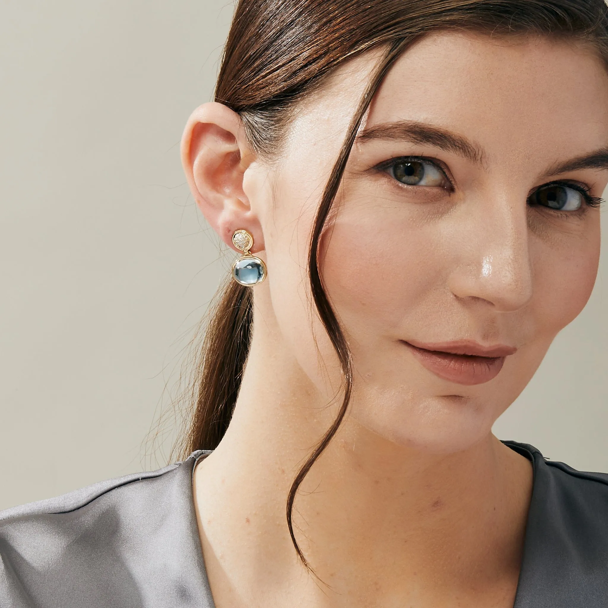 Cabochon Earrings