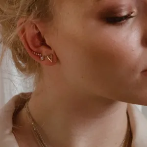 Celeste Studs - Gold & Silver