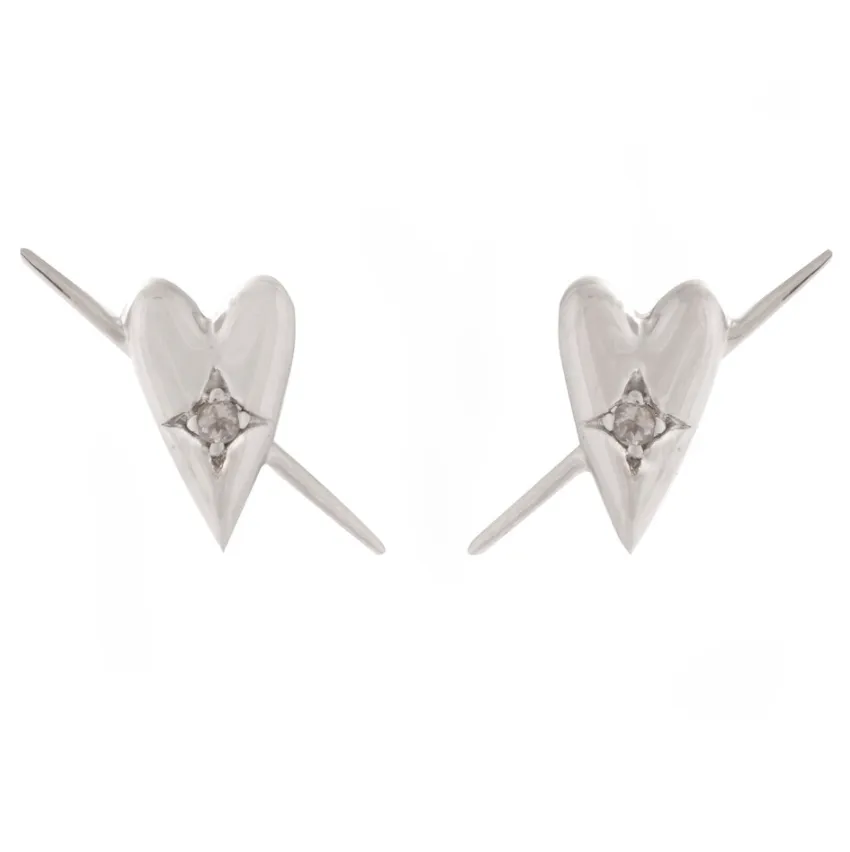 Celeste Studs - Gold & Silver
