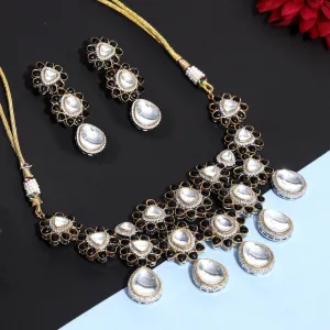 Charlee Floral Necklace Set With Dori