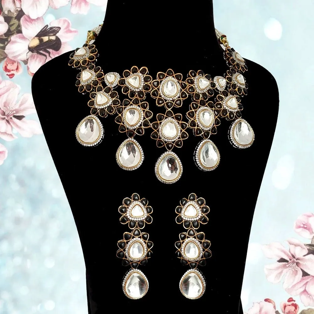 Charlee Floral Necklace Set With Dori