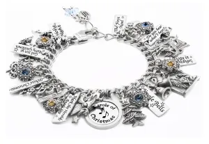 Christmas Carols Charm Bracelet