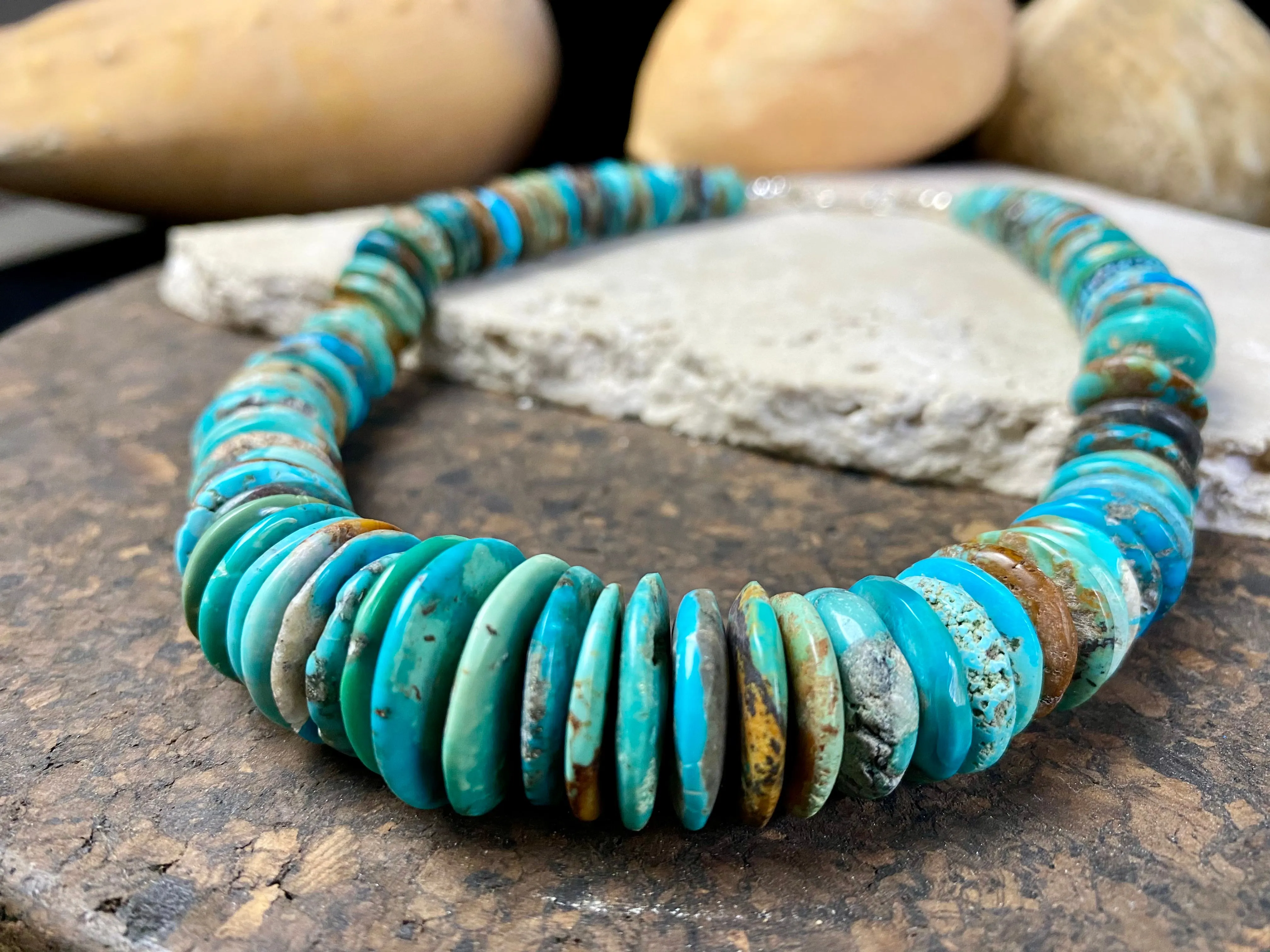 Chunky Arizona Turquoise Necklace