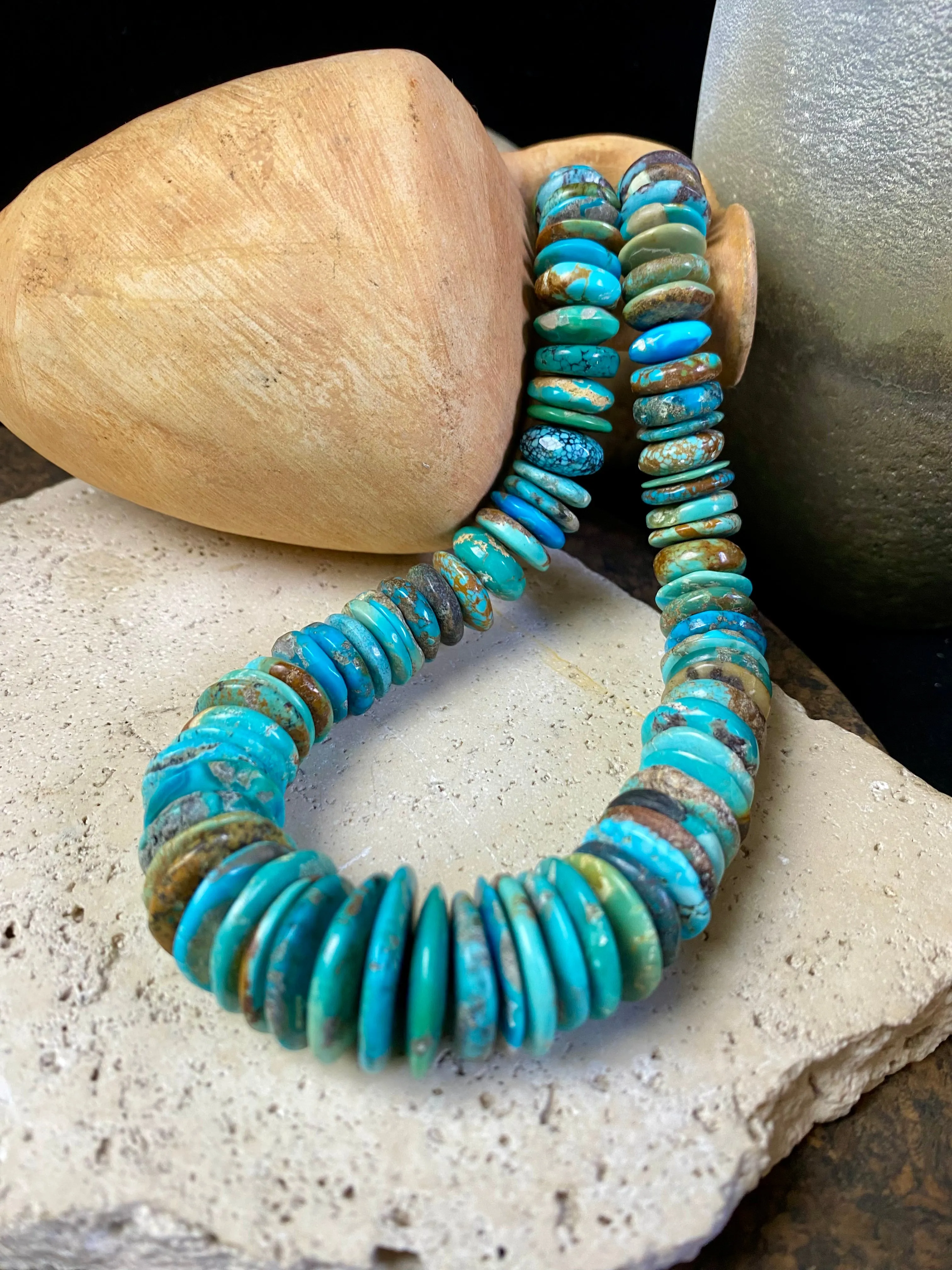Chunky Arizona Turquoise Necklace
