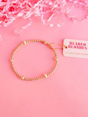 Claire Gold Beaded Bracelet