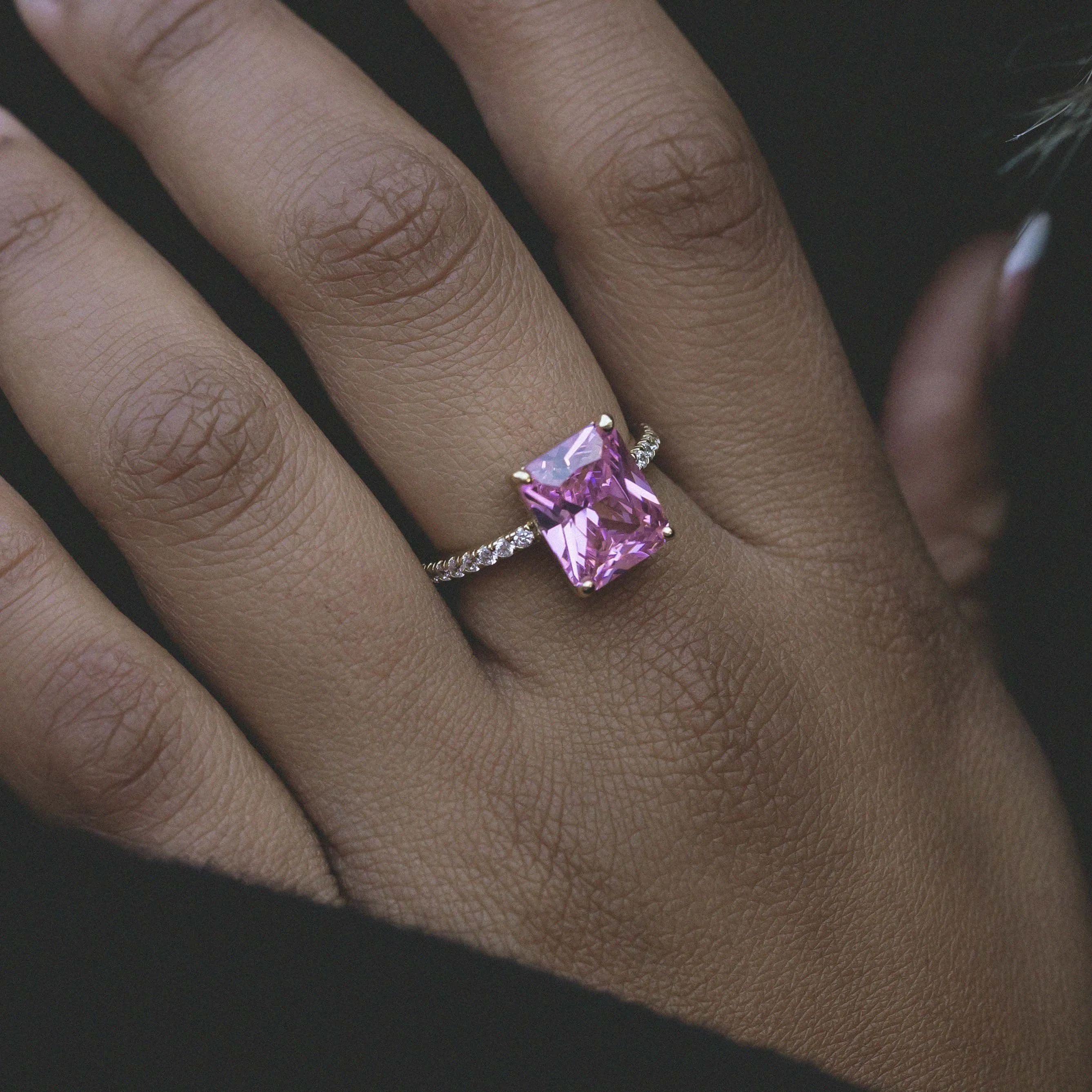 Cocktail Ring in Pink