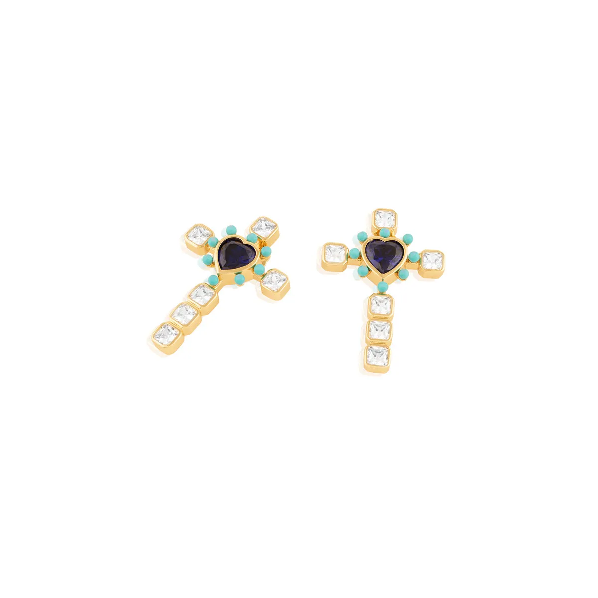 Cross My Heart Earrings