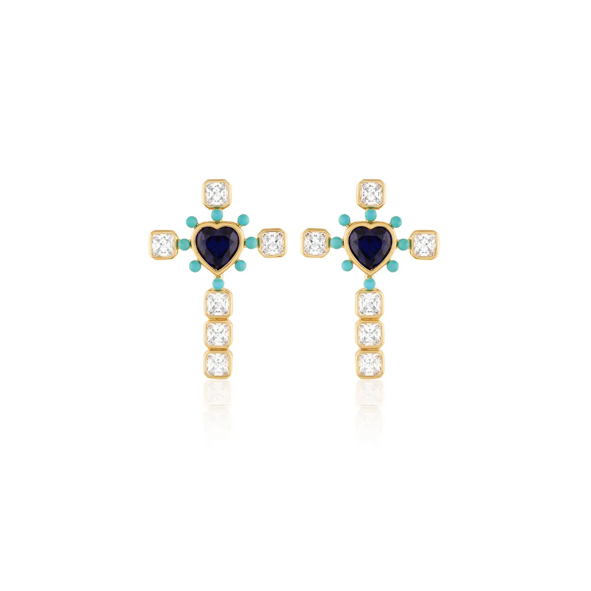 Cross My Heart Earrings