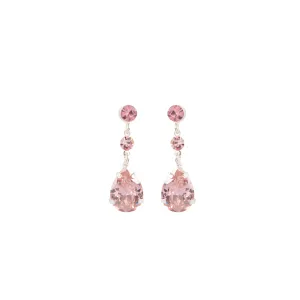 Crystal Drop Pastel Earrings