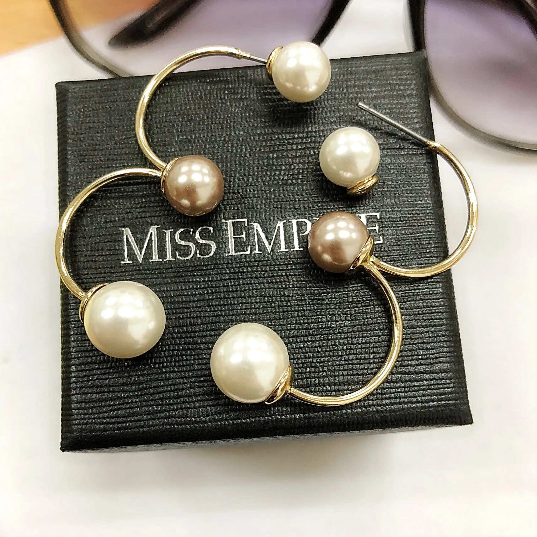 Curvex Pearl Earrings