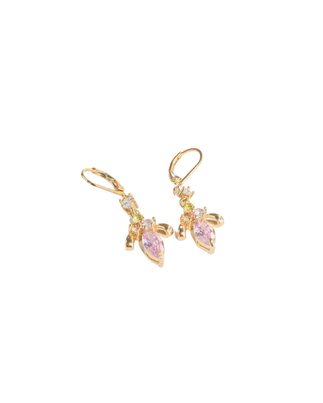 Cutesy Multicolored Gemstone Earrings