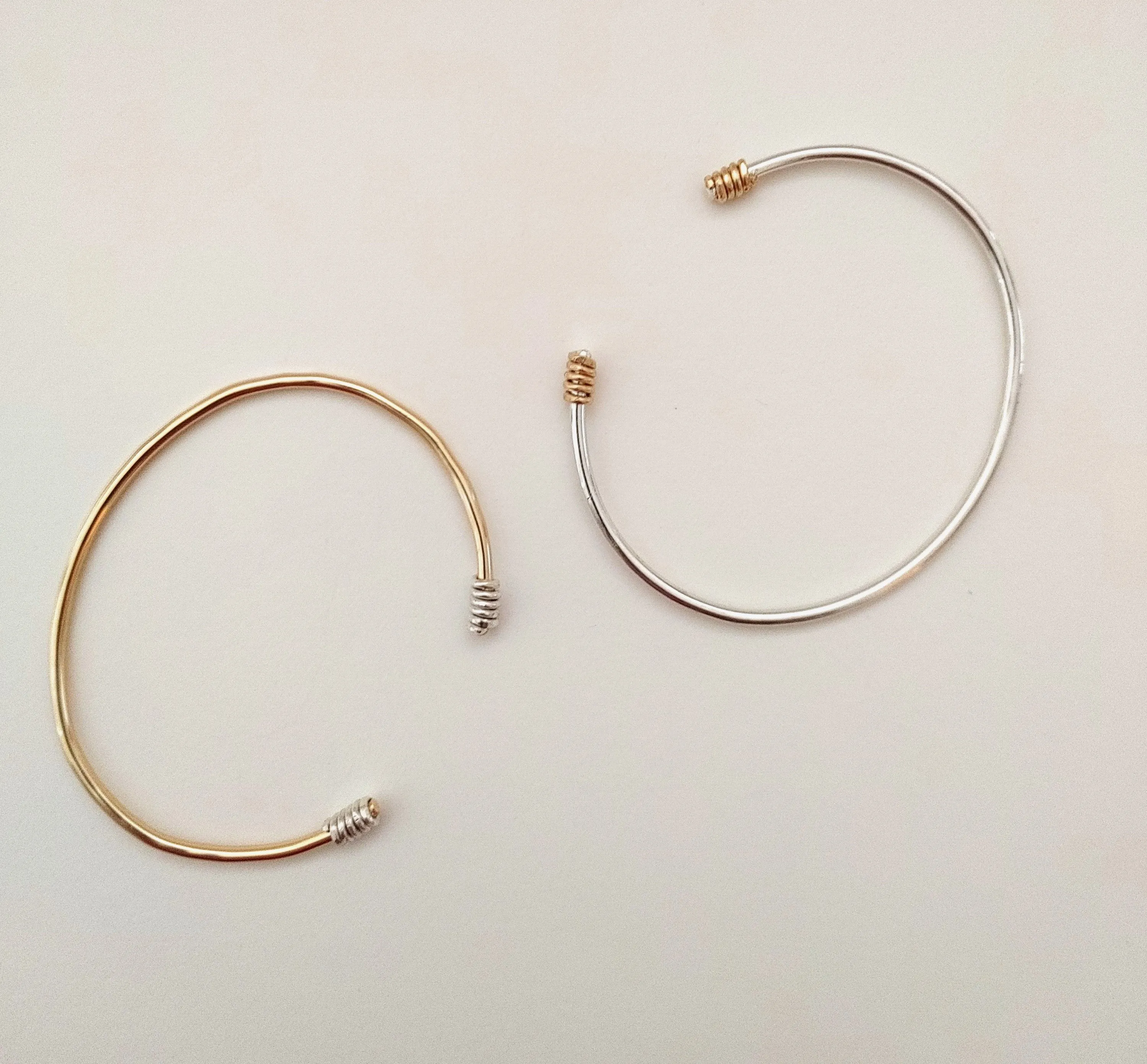 Dainty Double Wire-Wrap Bracelet