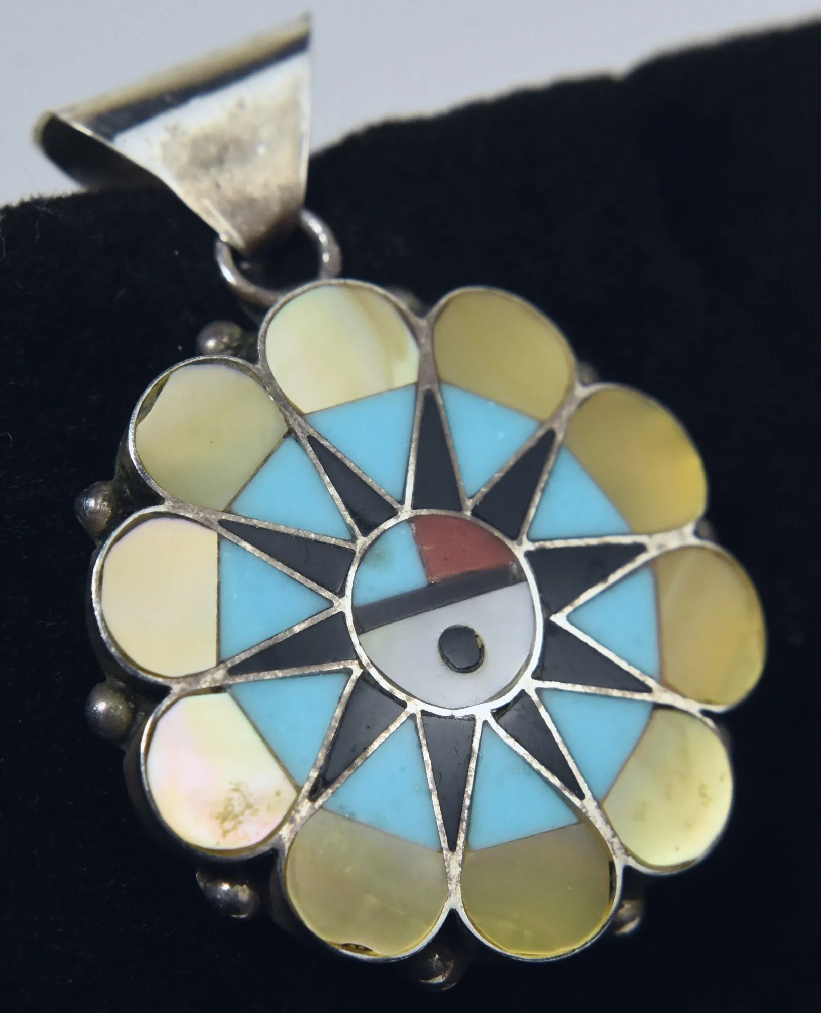 Delwin Gasper - Sterling Silver Zuni Pendant