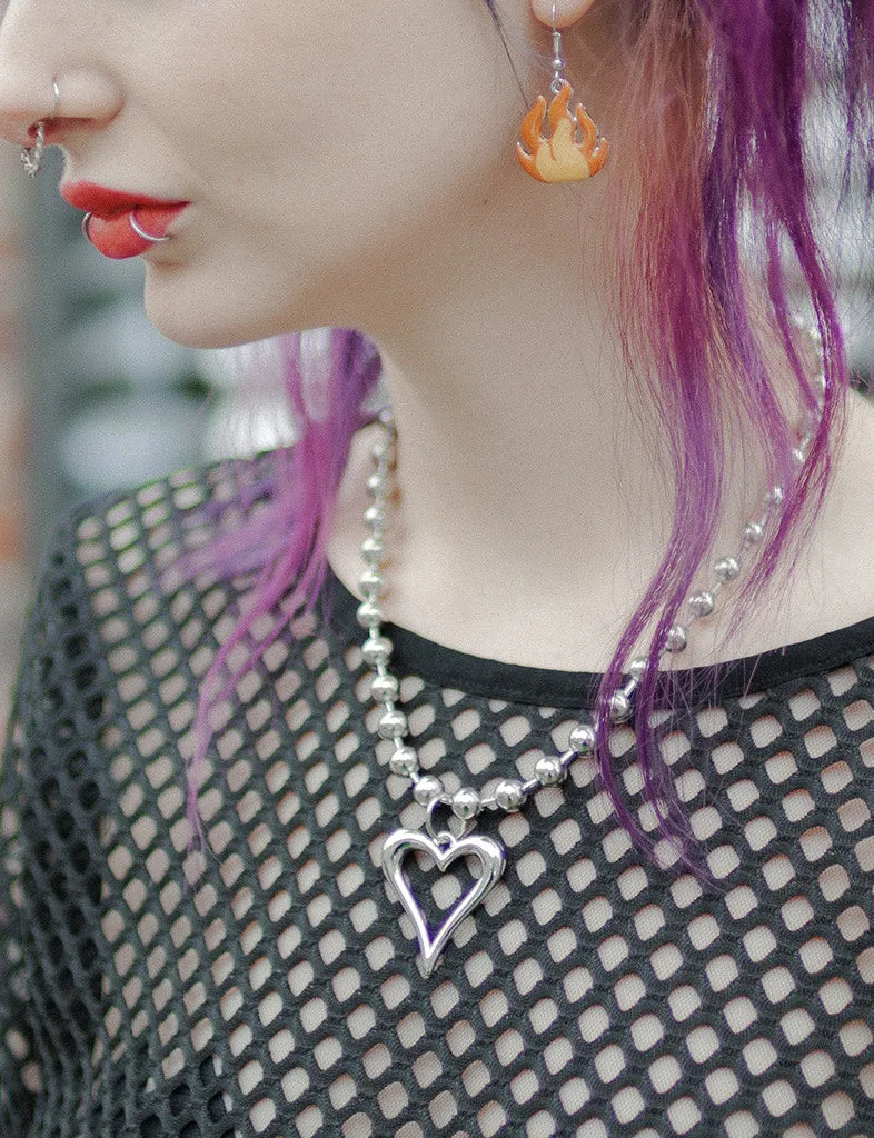 DRAZIC NECKLACE - GROOVY HEART