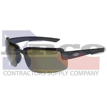 ES6 Brown Polarized Black Frame