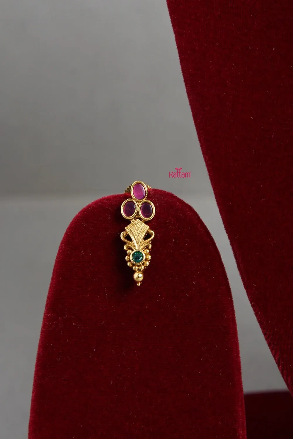 Ethnic Green Ruby Choker Necklace