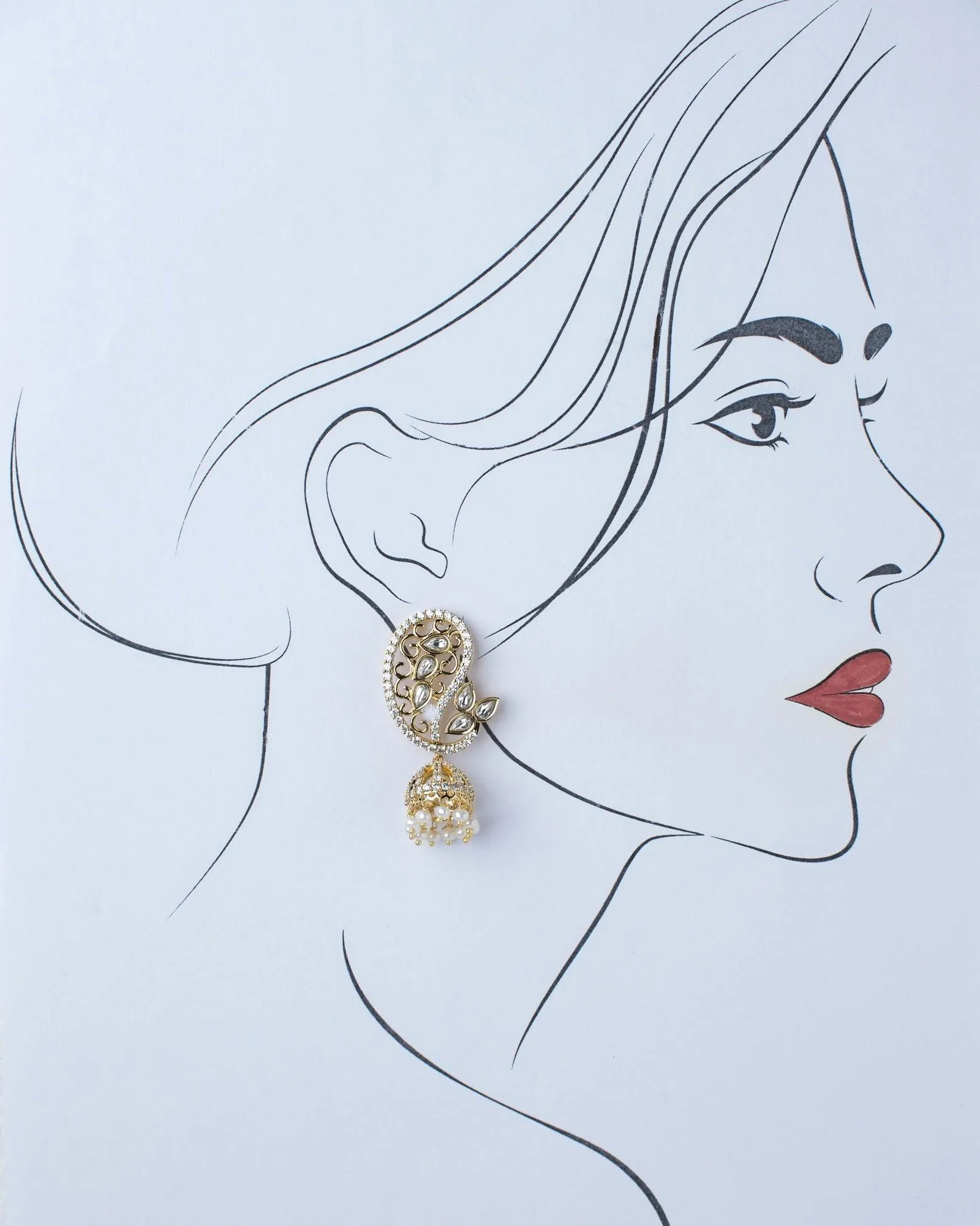 Ethnic Radiance Jhumka