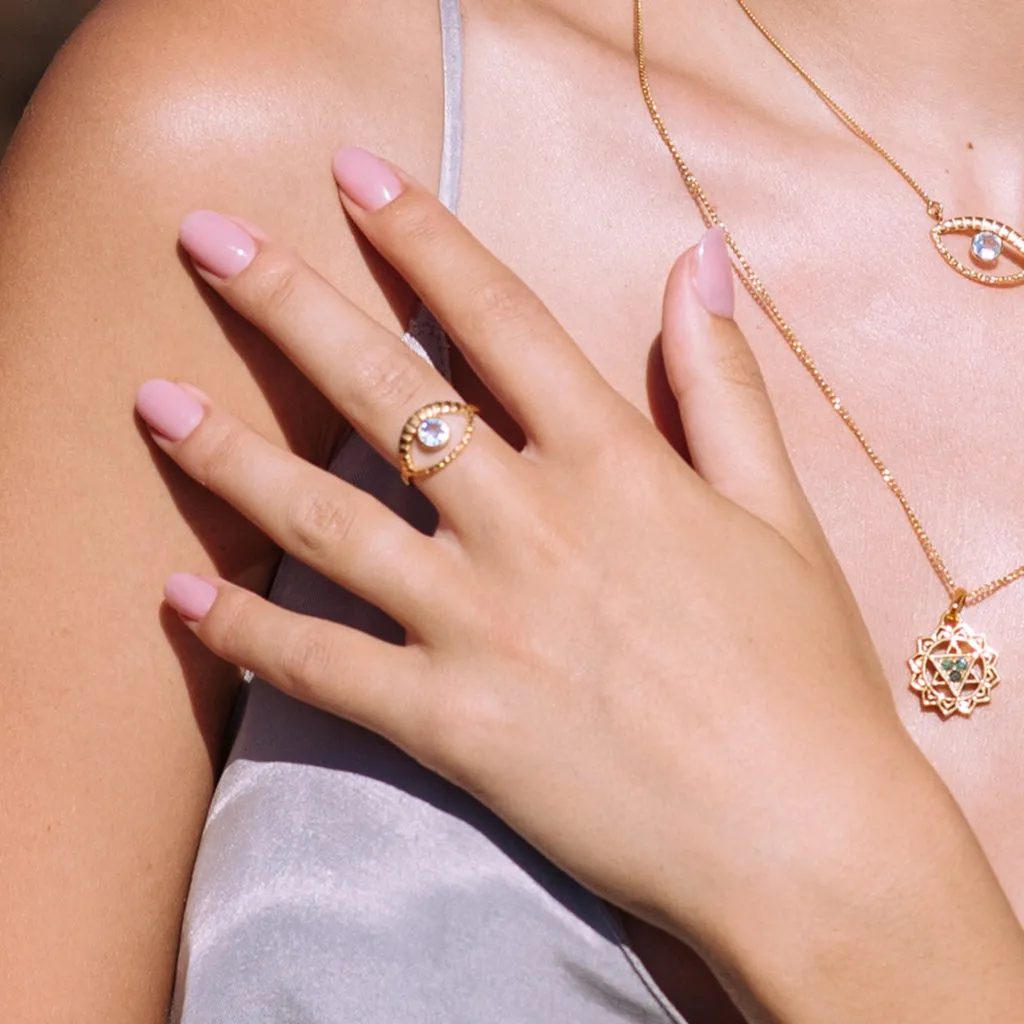 Eye Of Intuition Ring - Gold