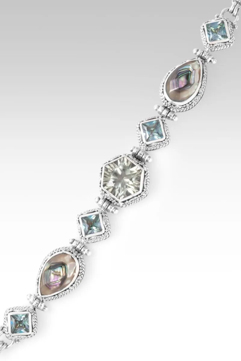Floral Harmony Bracelet™ in Abalone