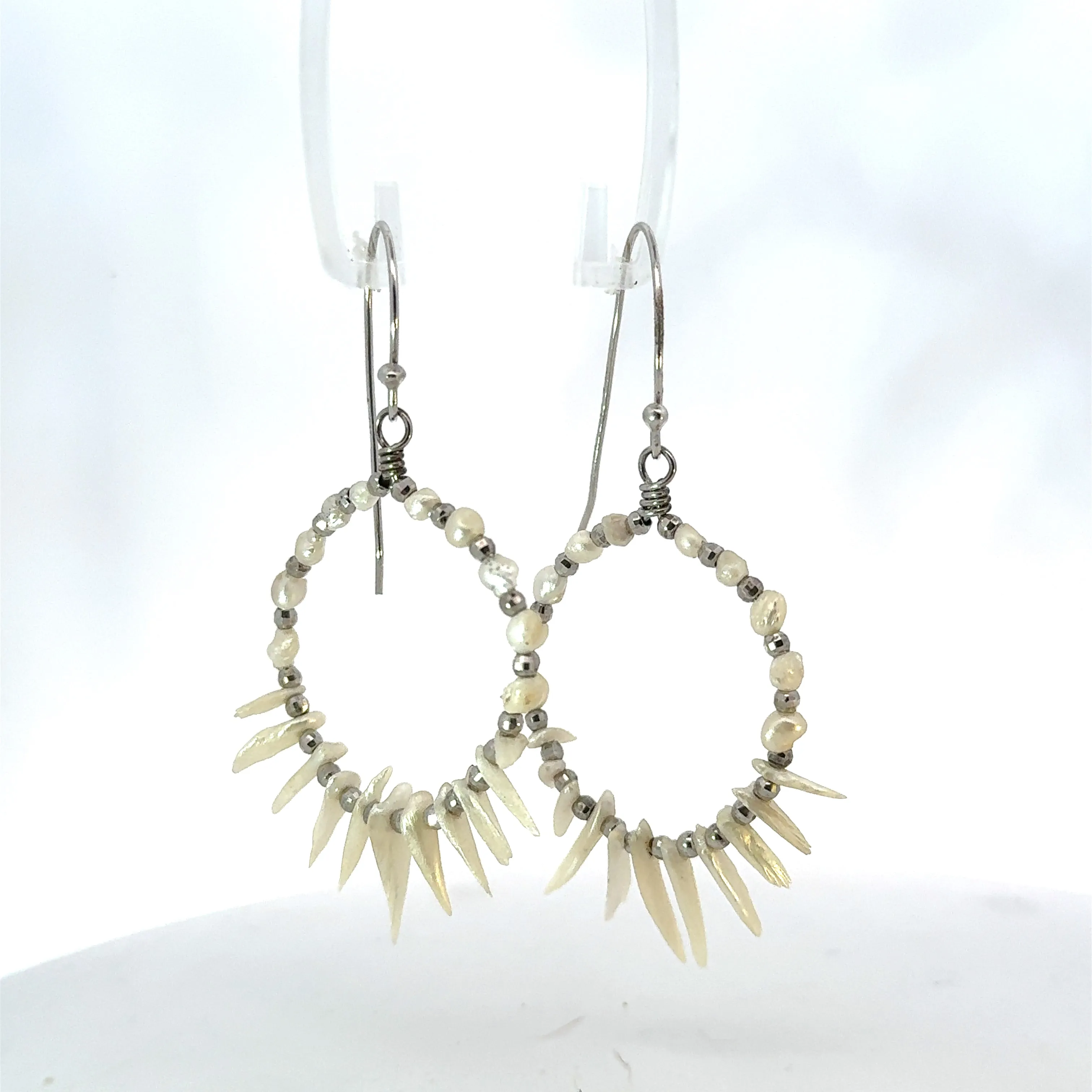 Freshwater Sterling Silver Earrings