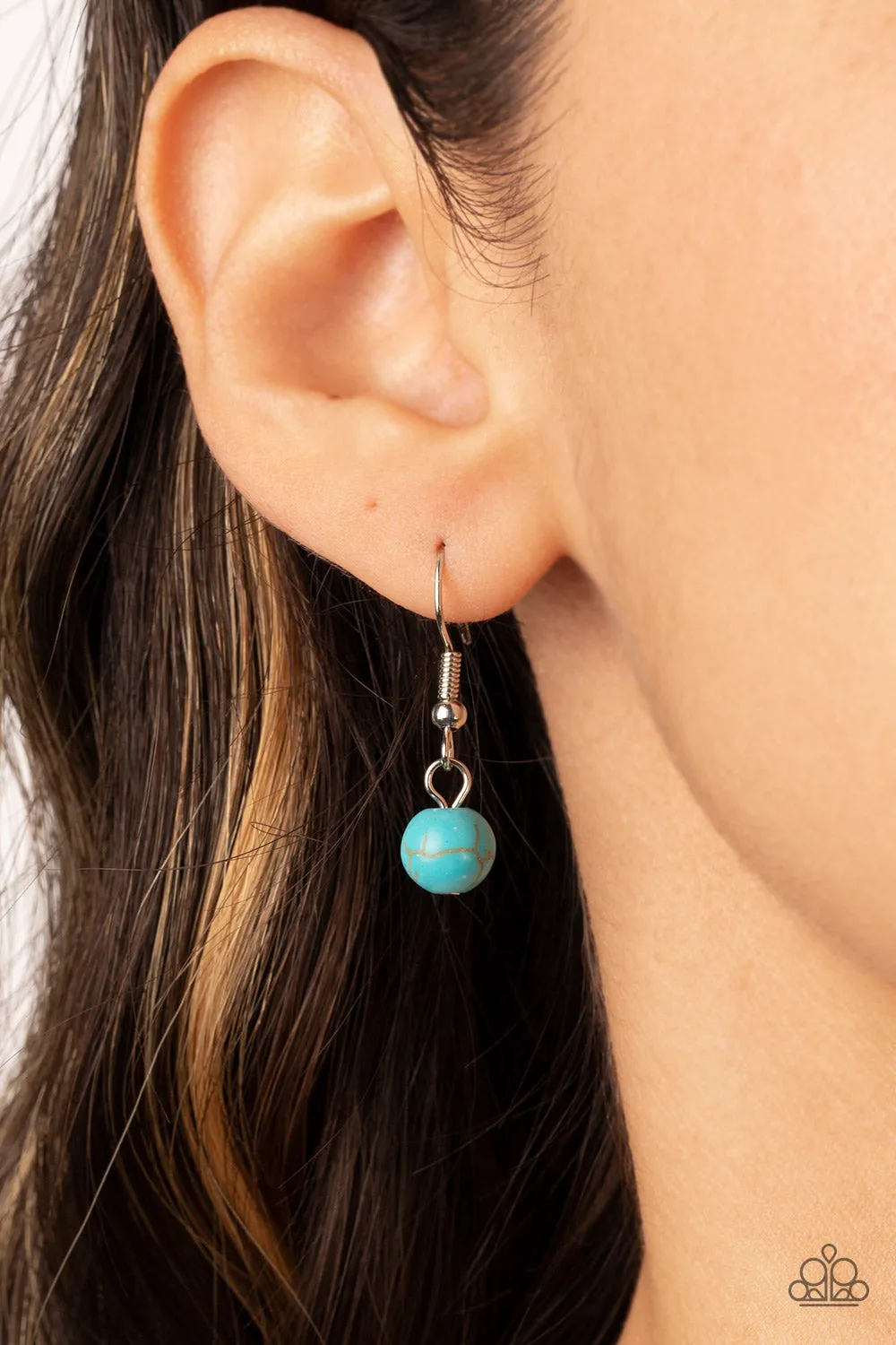 Fully Solar-Powered - Blue Necklace - Paparazzi Accessories