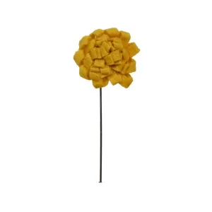 GARNISHED FLOWER BROOCH LAPEL PIN