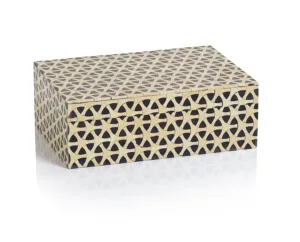 Geometric Pattern Inlaid Box