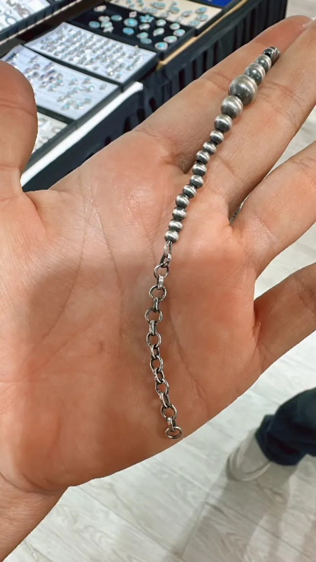 Graduated Navajo Pearl Necklace - 4-8mm