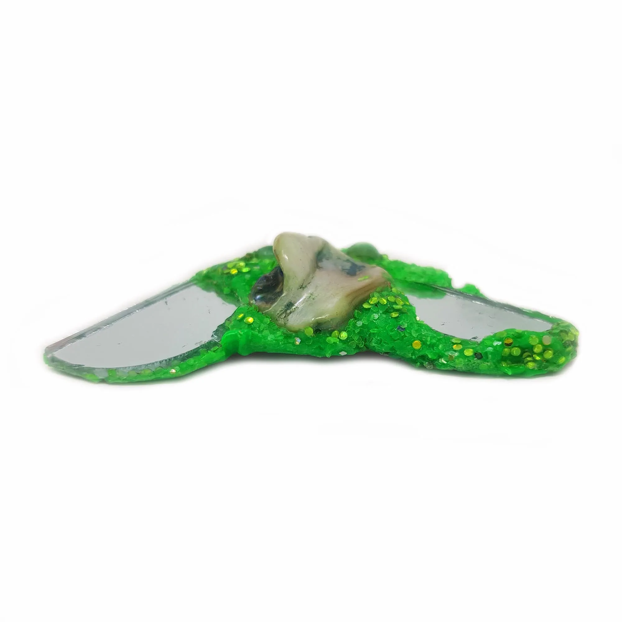 GREEN INSECT BROOCH