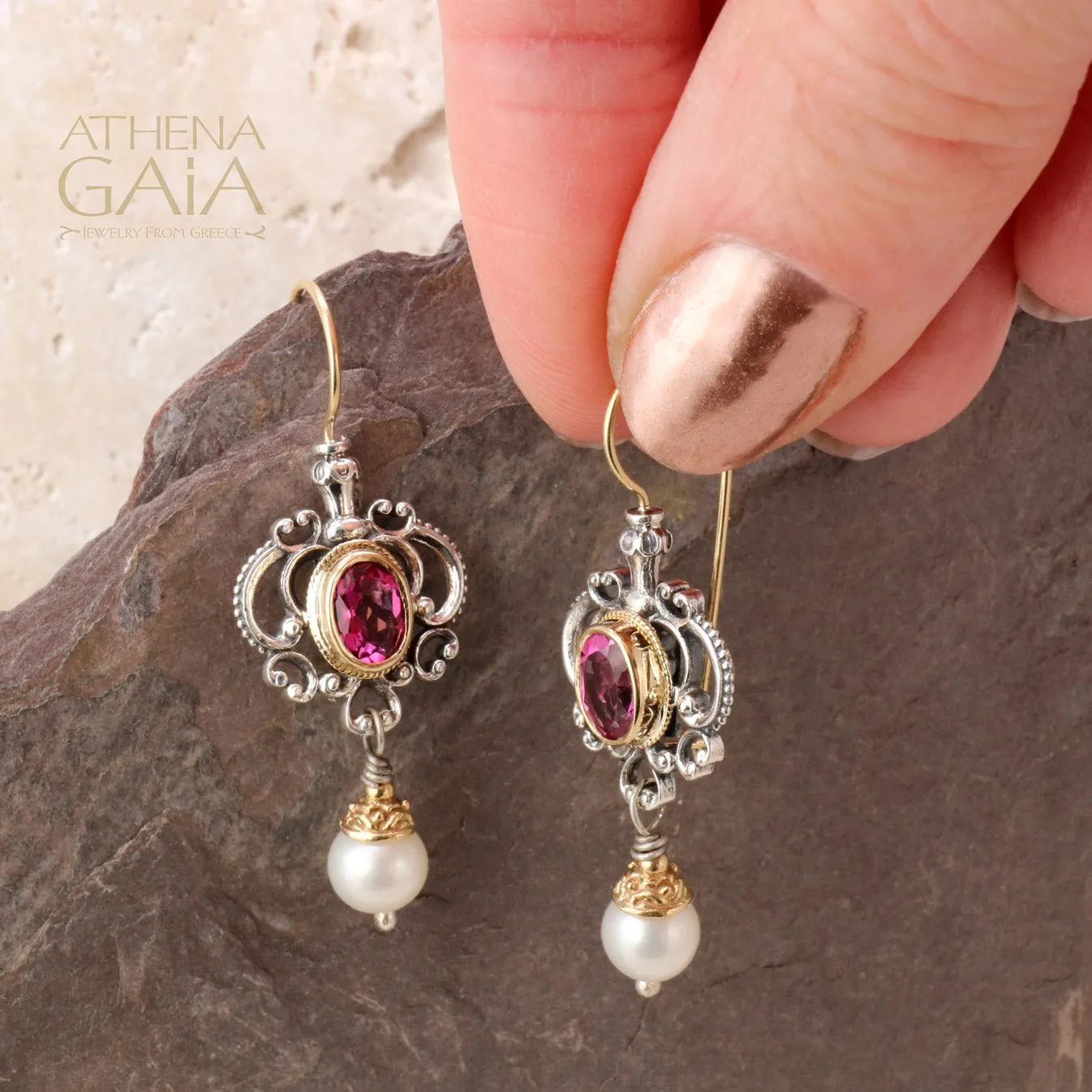 Honey Drop Chandelier Earrings