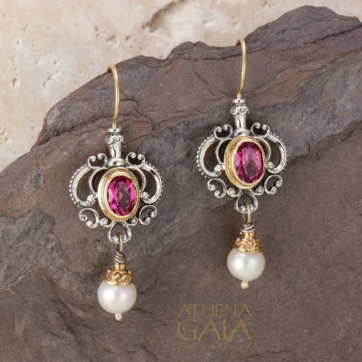 Honey Drop Chandelier Earrings