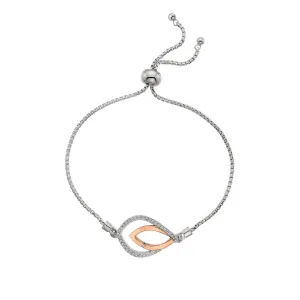 Hot Diamonds Harmony White Topaz Sterling Silver Bracelet