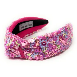 Kelly Sequin Top Knot Headband
