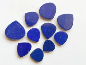 Lapis Lazuli Flat Cabochons Heart Shape