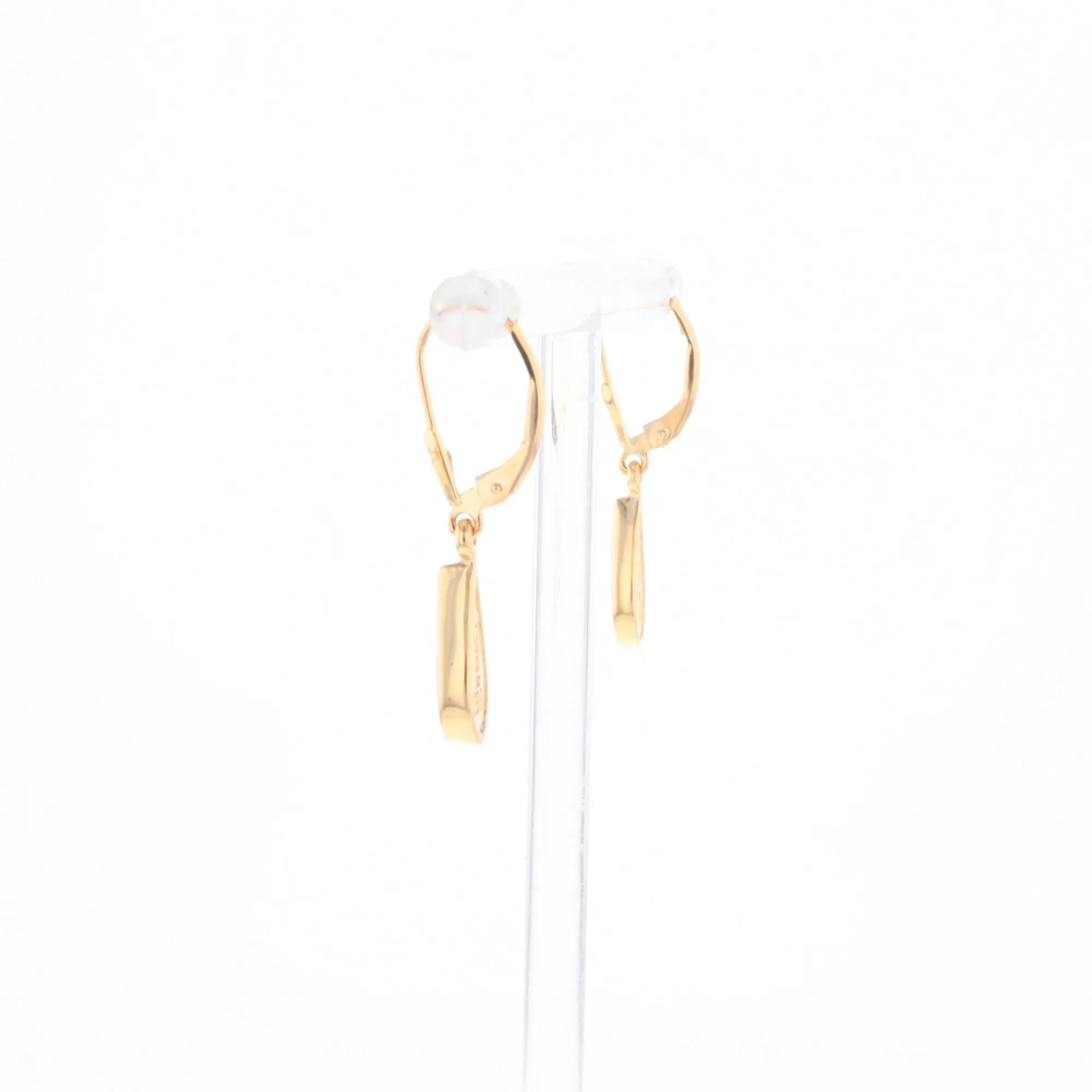 Lapis Tear Drop Inlaid Lever Backs