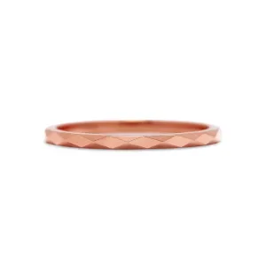 Laure Faceted Band