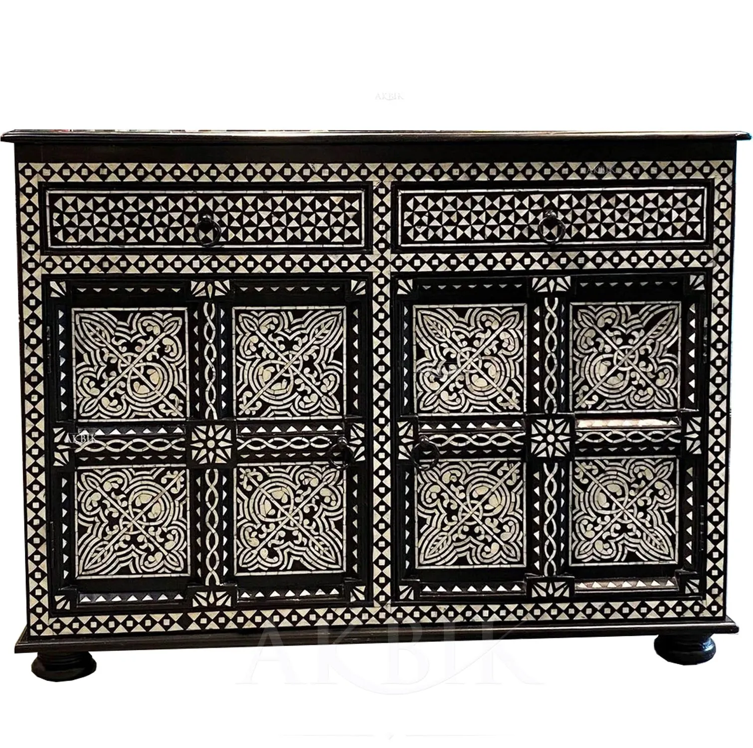 Levantine Cabinet, sideboard with Mother-of-Pearl Inlay