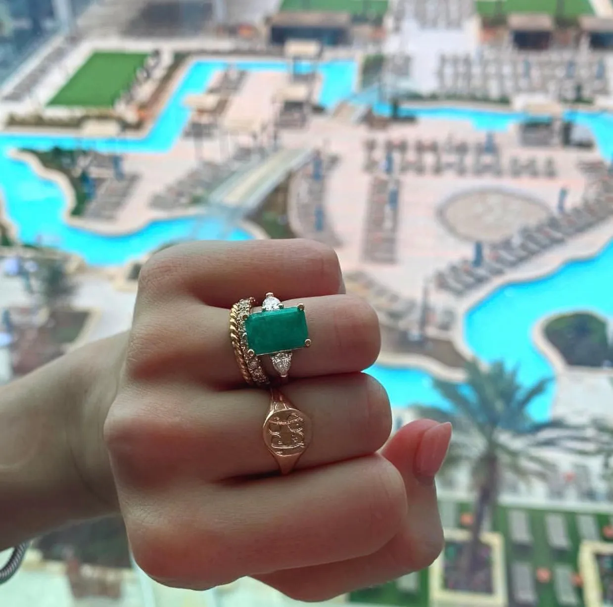 LLJ Signature Emerald Ring
