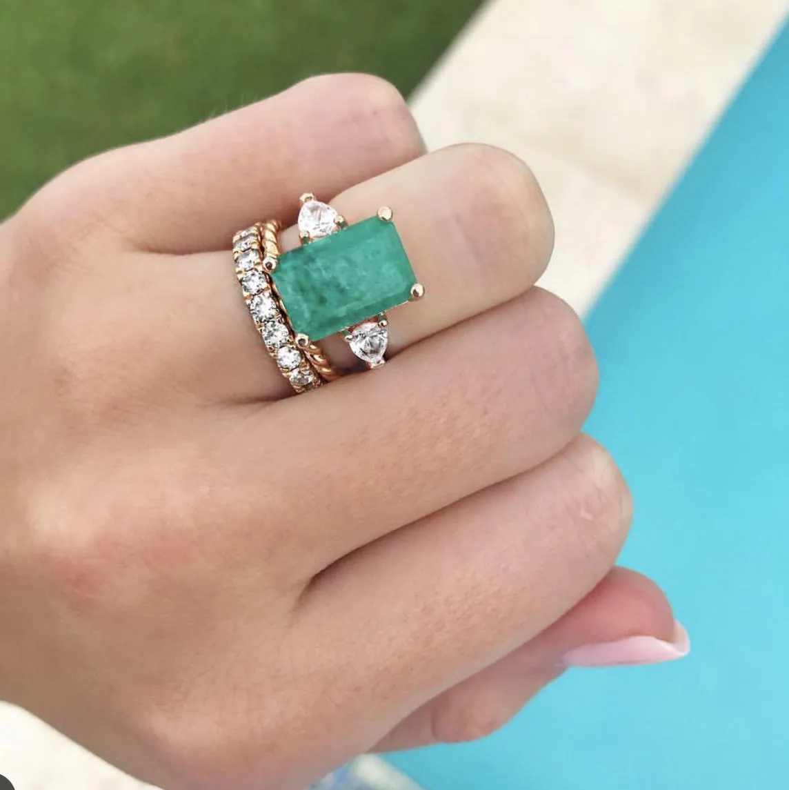 LLJ Signature Emerald Ring