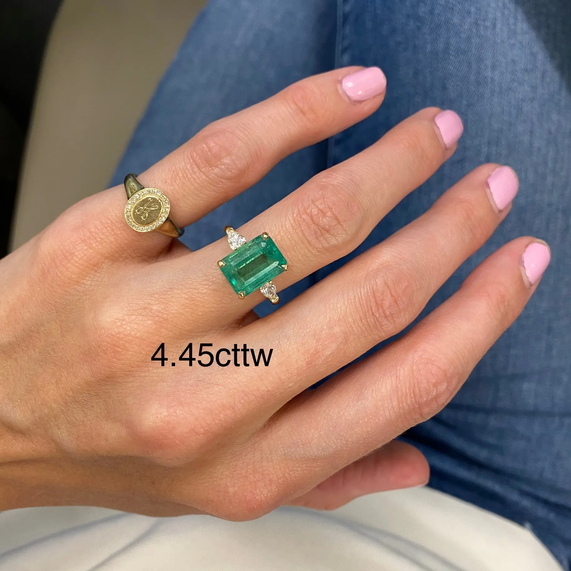 LLJ Signature Emerald Ring